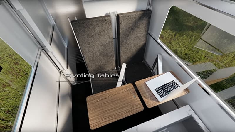 CyberTruck Camper Lagun like table