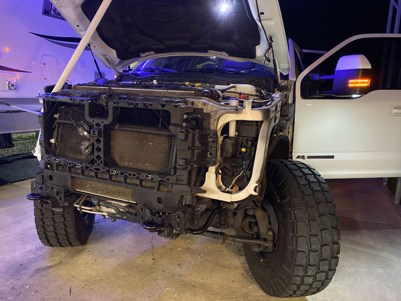 Dismantled The Front To Access Subframe