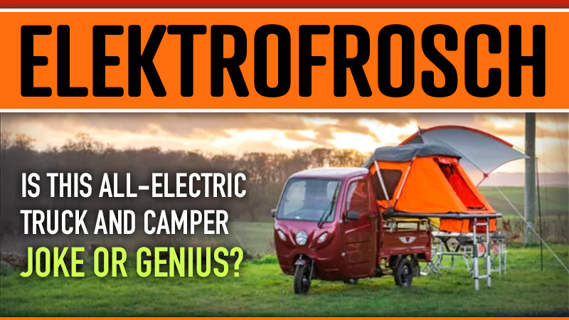 Electric Frog Truck Camper