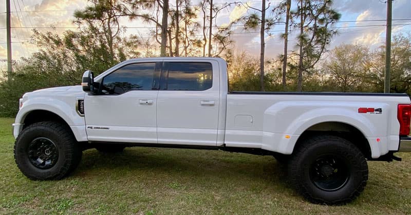 Ford F450 Super Singles Drivers Side