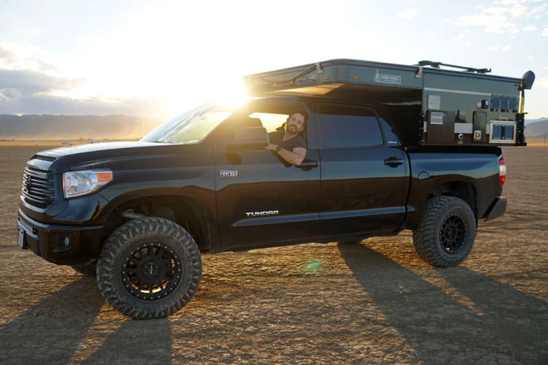 Justin Chatwin And His Four Wheel Camper Raven