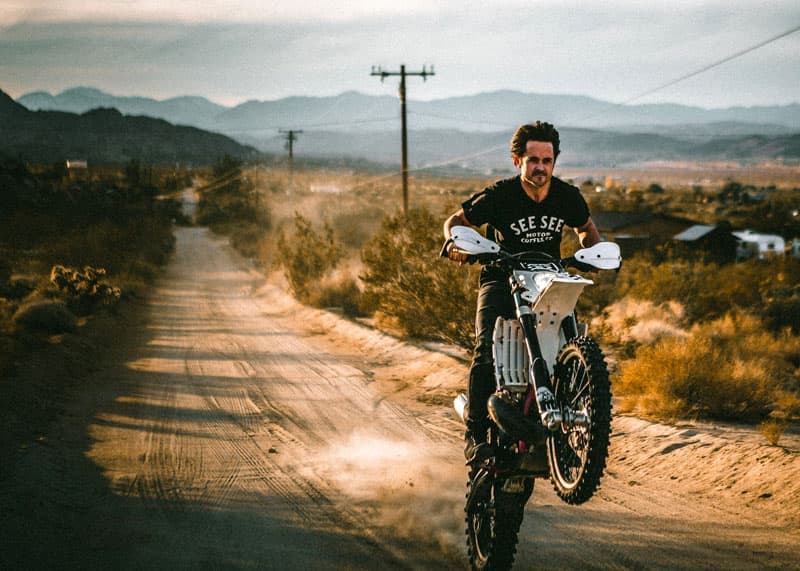 Justin Chatwin Motorcycle