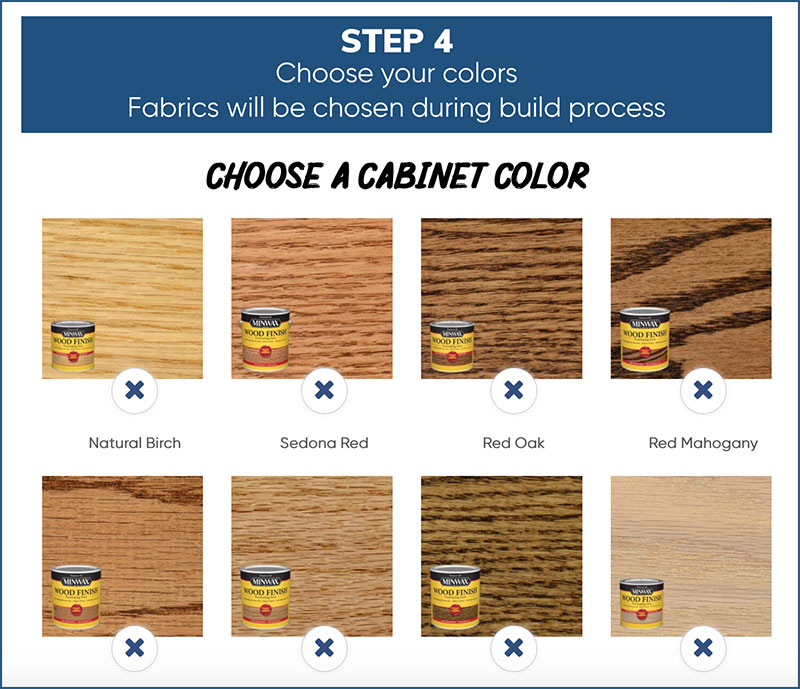 Phoenix Custom Wood Stain Choices