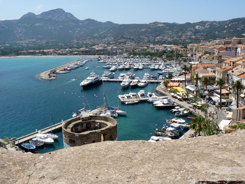 Port Of Calvi In ​​Balagne Corsica