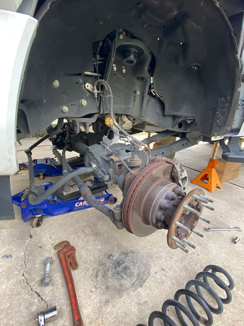 Readylift Spring Spacer On The Front