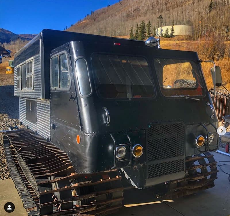 Snowcat Has Tracks Easy Maintenance