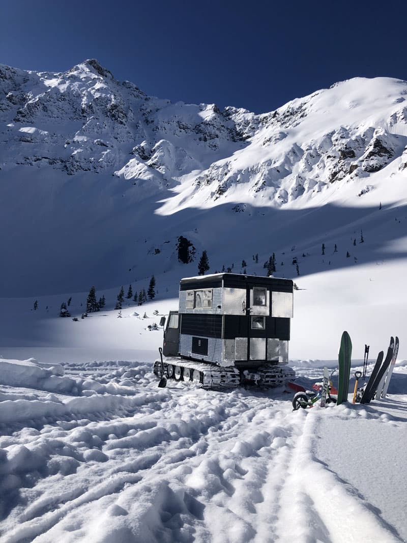 Snowcat In The Colorado Mountains