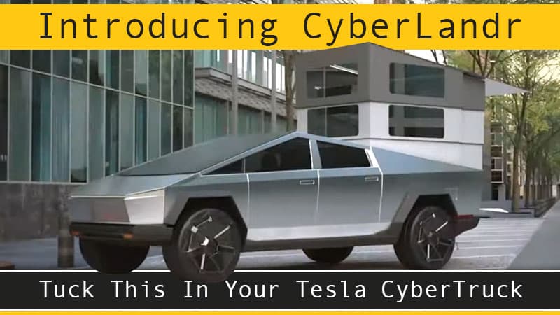 Tesla CyberTruck CyberLandr Camper