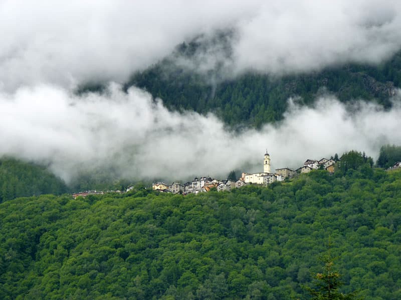 Village Of Primolo Valmalenco Italy