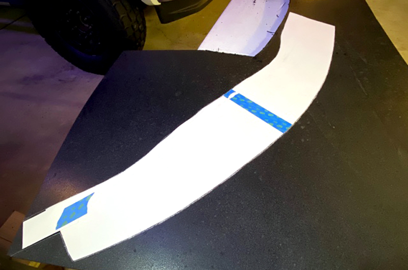 Template For The New Fender Liner