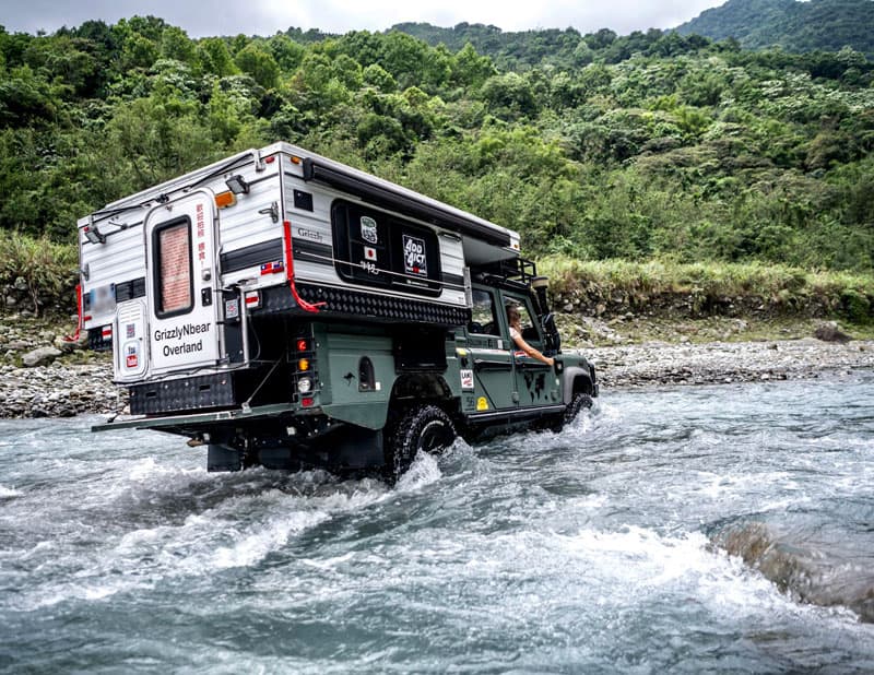 River crossing in Taiwan