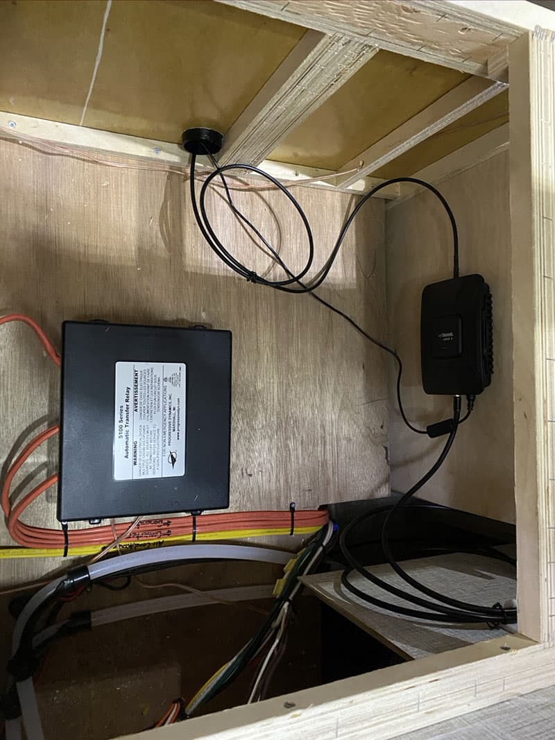 Addition Of Cell Booster Inside Closet