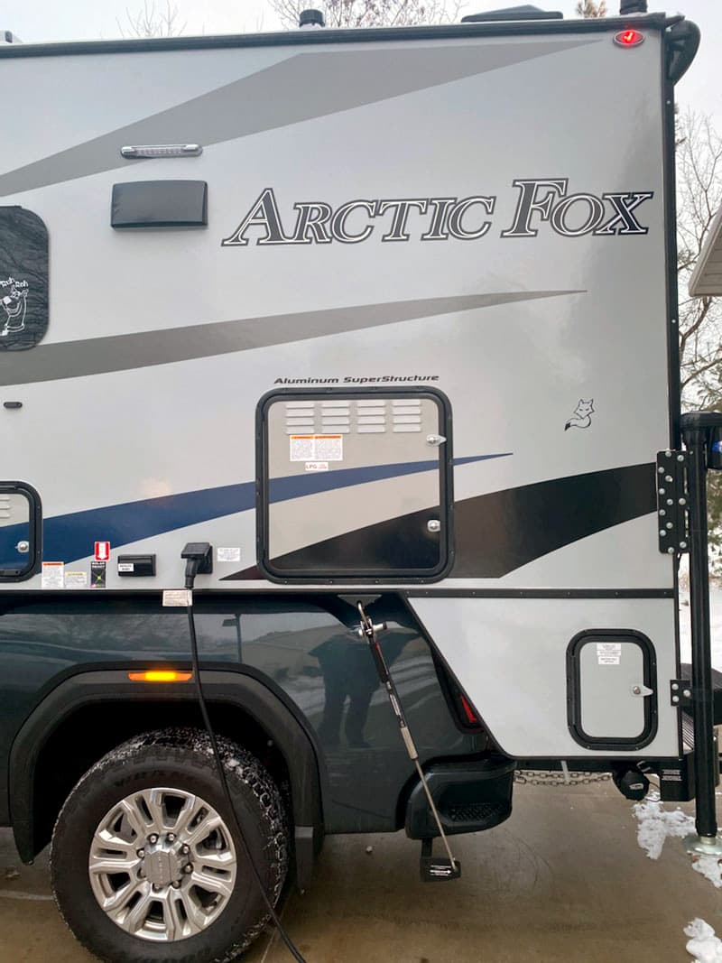 Arctic Fox Propane Compartment Outside Door