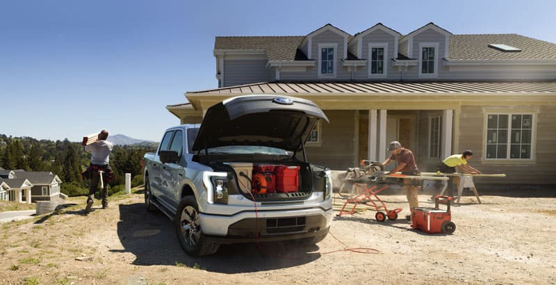 Ford Lightening Trunk Storage