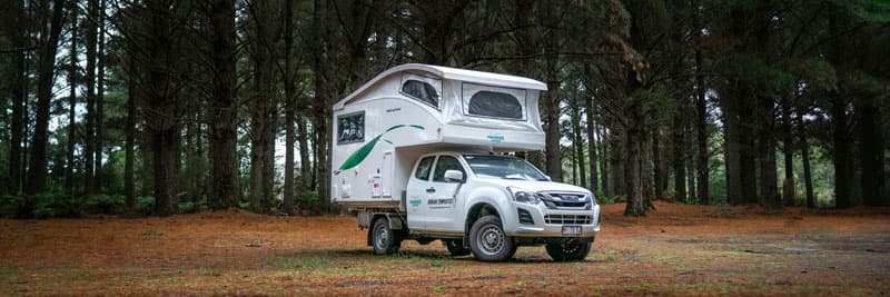 Islander Campers In Penguin, Tasmania