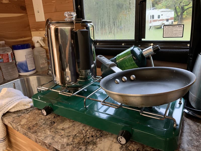 Two Burner Coleman For Percolator