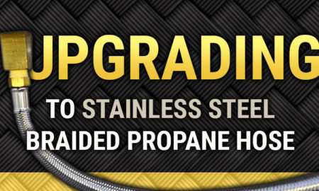 Stainless Steel RV Propane Hose Upgrade