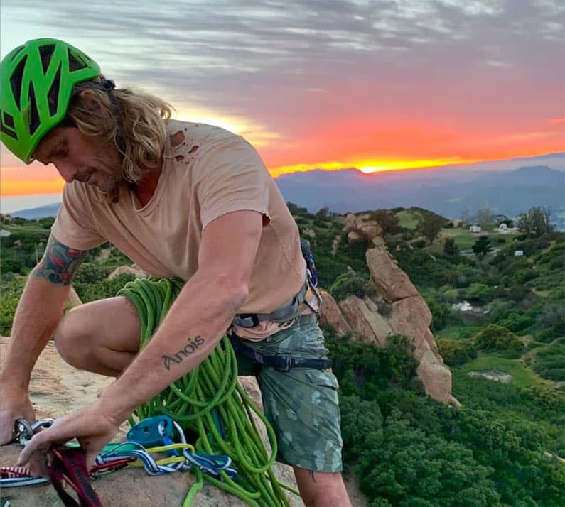 Charles Rollins Climbing