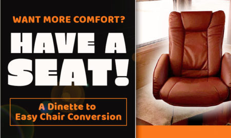 Camper Dinette to Easy Chair Conversion