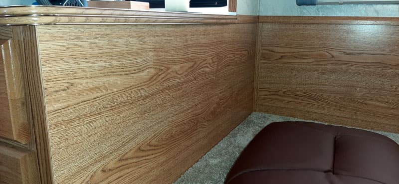 Dinette To Easy Chair Conversion Wood Trim