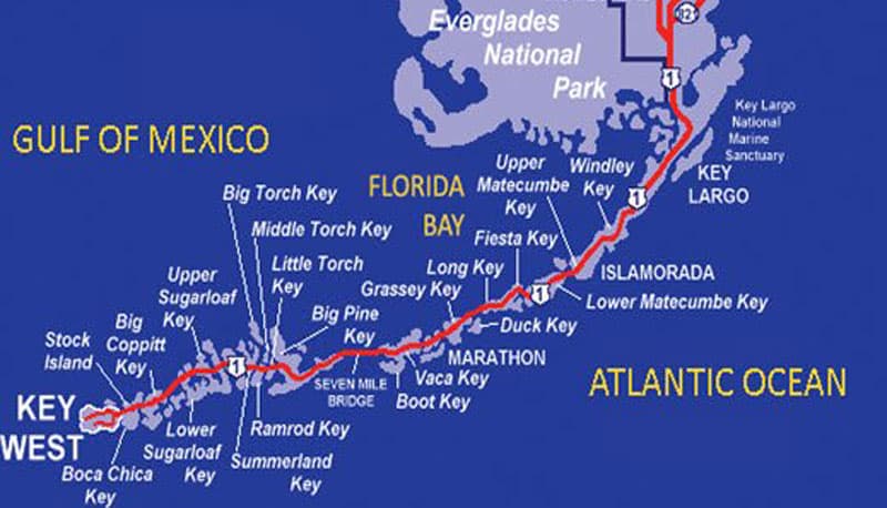 Florida Keys Map