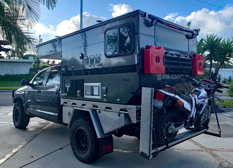 Four Wheel Motorcycle On Back