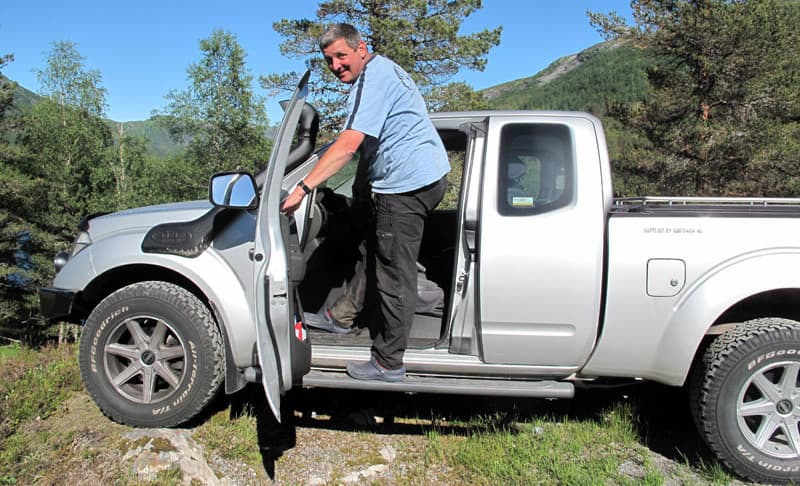 Frank And Nissan Truck