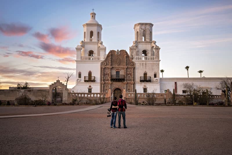 San Xavier Del Bac Mission in Tucson, Arizona