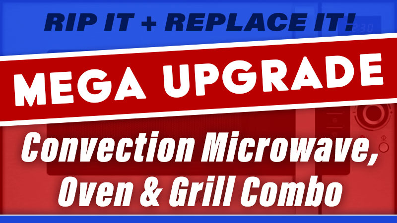 RV Camper Microwave Upgrade