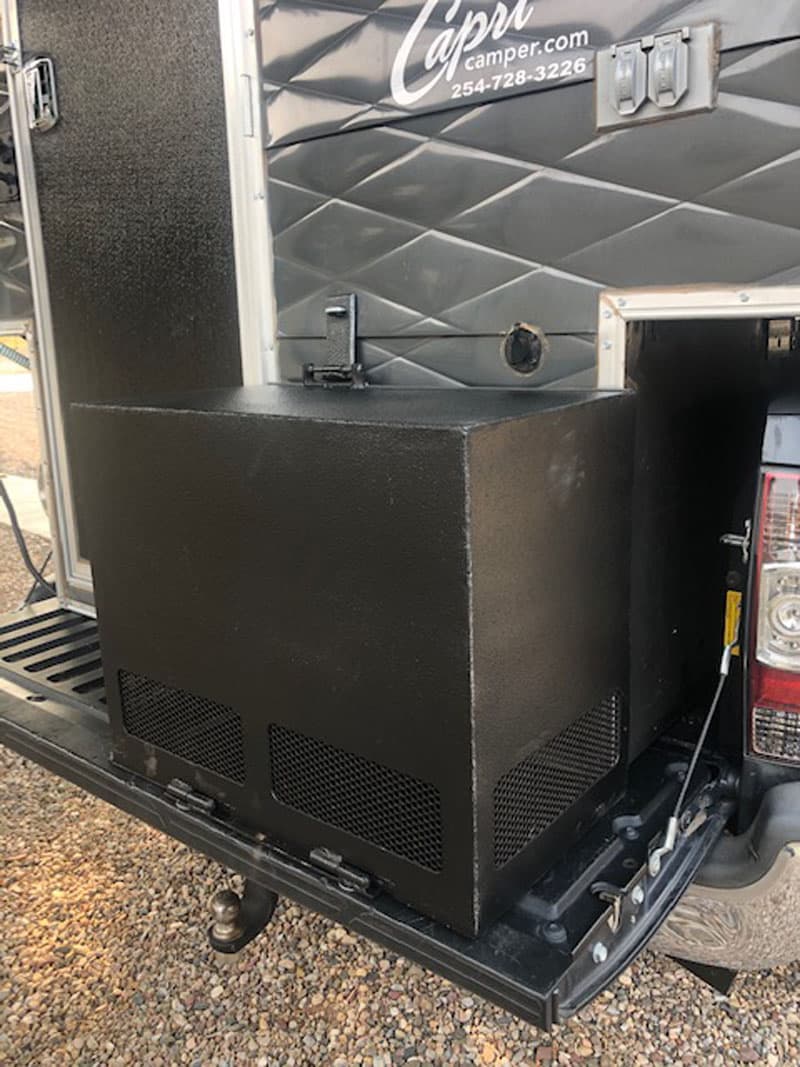 Generator gives more power to a small camper