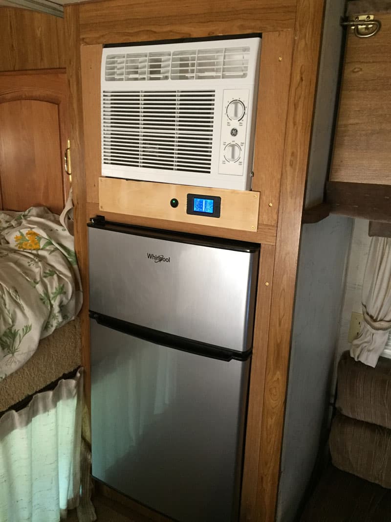 Wall Mounted Air Conditioner And Refrigerator Finished