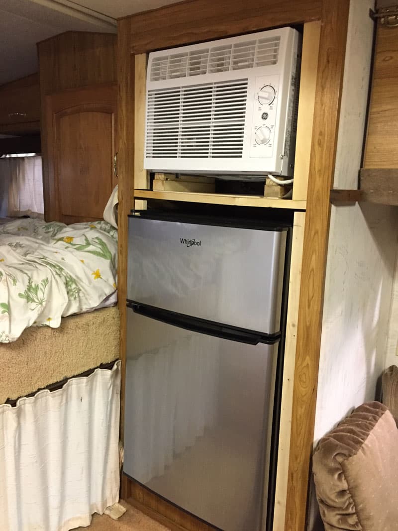 Wall Mounted Air Conditioner And Refrigerator Frame