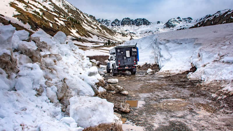 Cinnamon Pass Snow