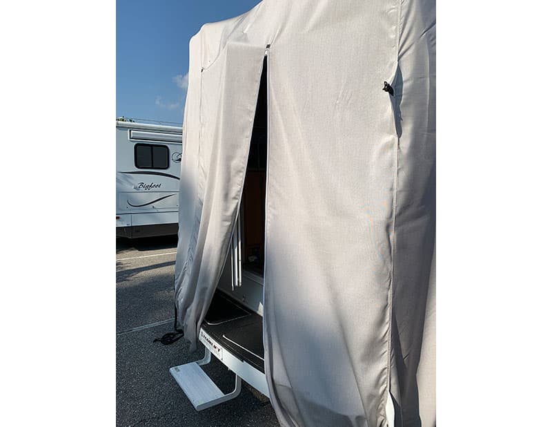 Covercraft Camper Cover Door Open