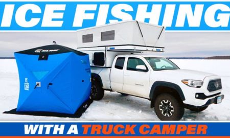 Ice Fishing With A Truck CamperA