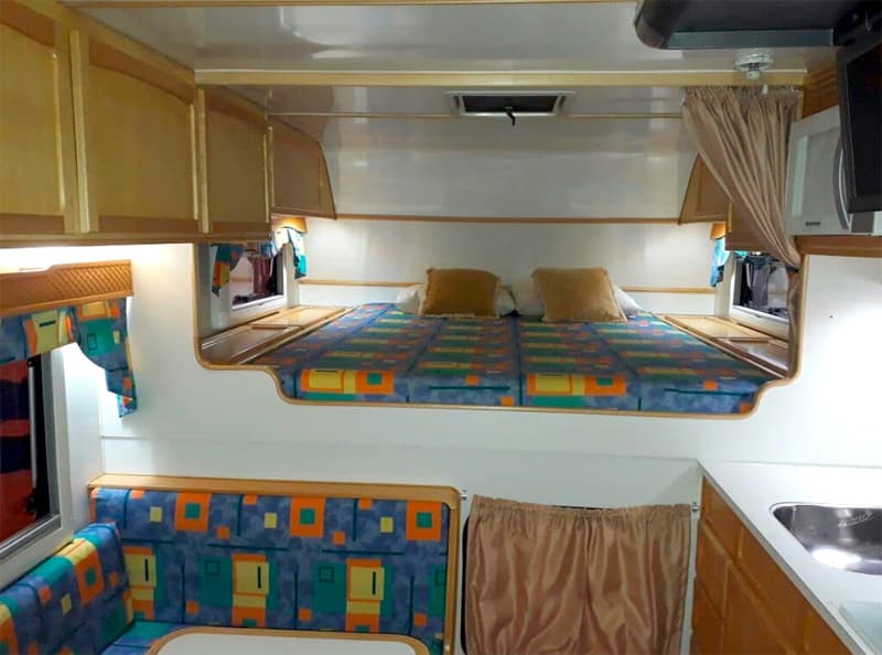 Inside Motor Trailer Camper