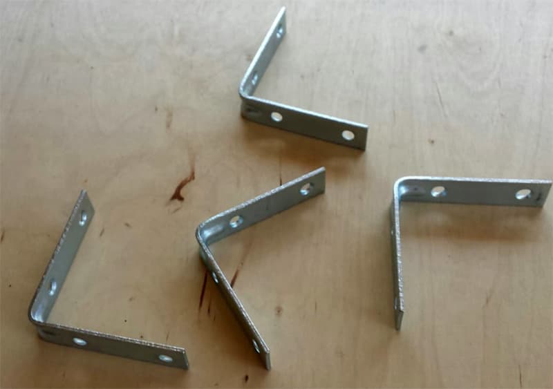 L Brackets Removable Kitchen Table