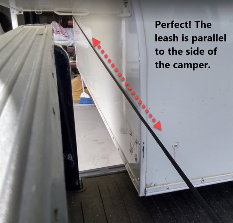 Loading Camper With Broom To Measure