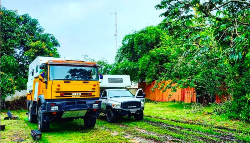 Owns Two Truck Campers Brazil