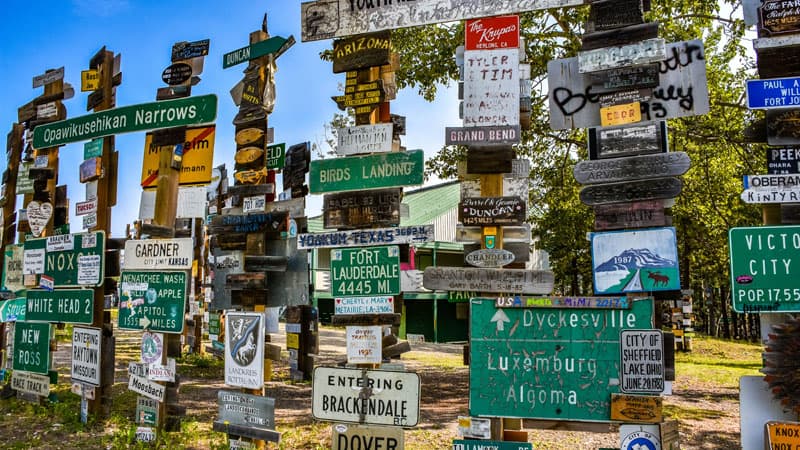 Signpost Forest Chandler