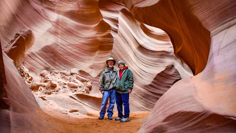 Slot Canyon Ron And Wife