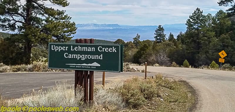 Upper Lehman Creek Campground