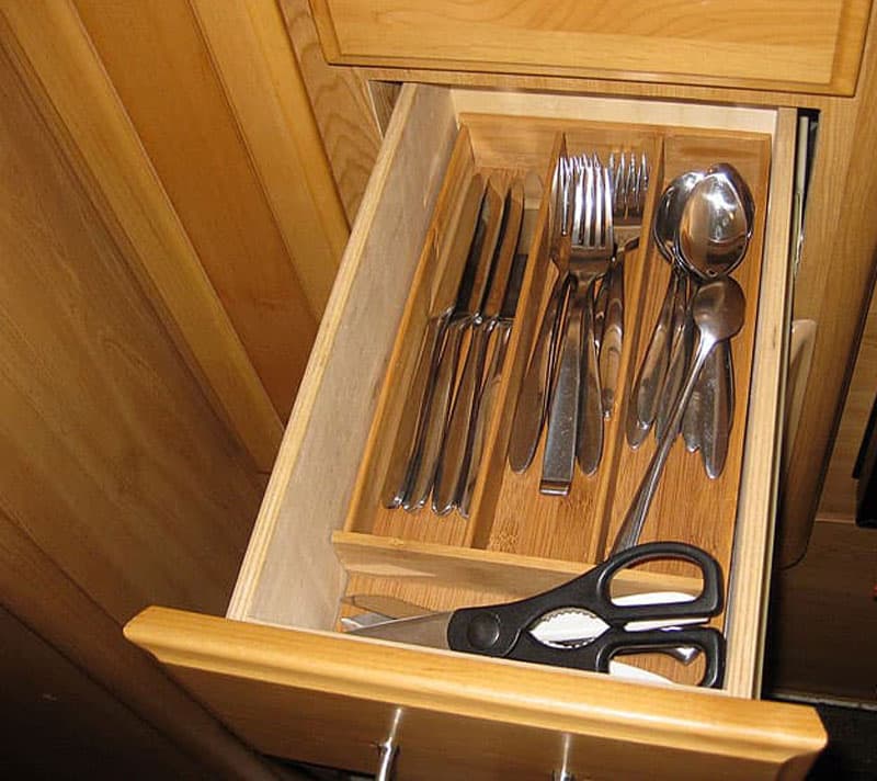 Silver Ware Storage Bamboo