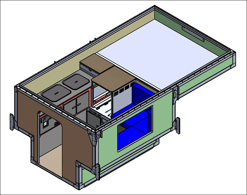 Camp X CAD Model 3D