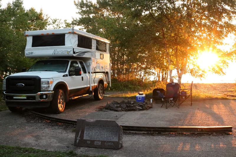 Keweenaw NASA Rocket Range Campsite