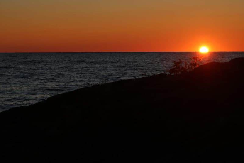 Keweenaw Campsite Sunrise