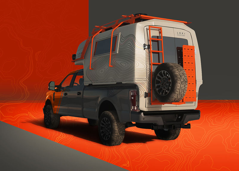 LOKI Icarus Camper Rendering Rear Three Quarters