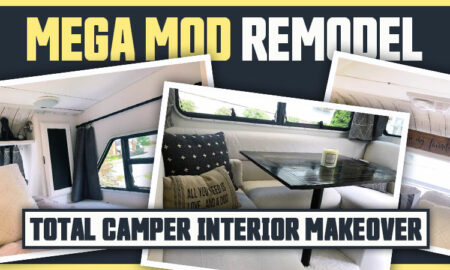 Truck camper interior makeover remodel