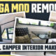 Truck camper interior makeover remodel