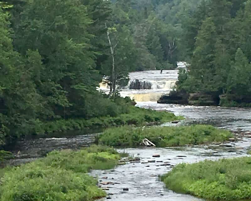 Tahquamenon Falls State Park Falls From Afar